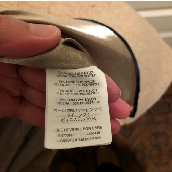 J Crew Stadium Cocoon Coat Size 0 - Picture 7 of 11